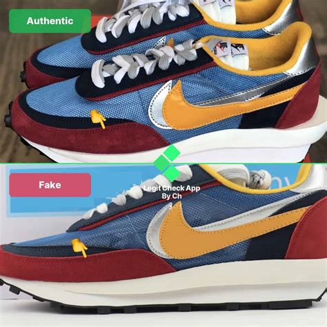 nike sacai ld waffle real vs fake|nike sacai waffle black outfit.